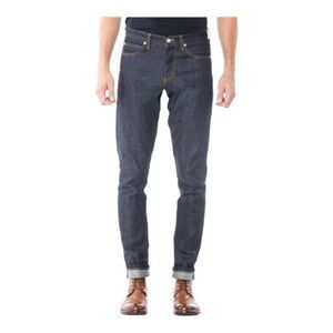 United stock Dry Goods Mens Hard Taper Indigo Selvedge Denim Jeans US 30